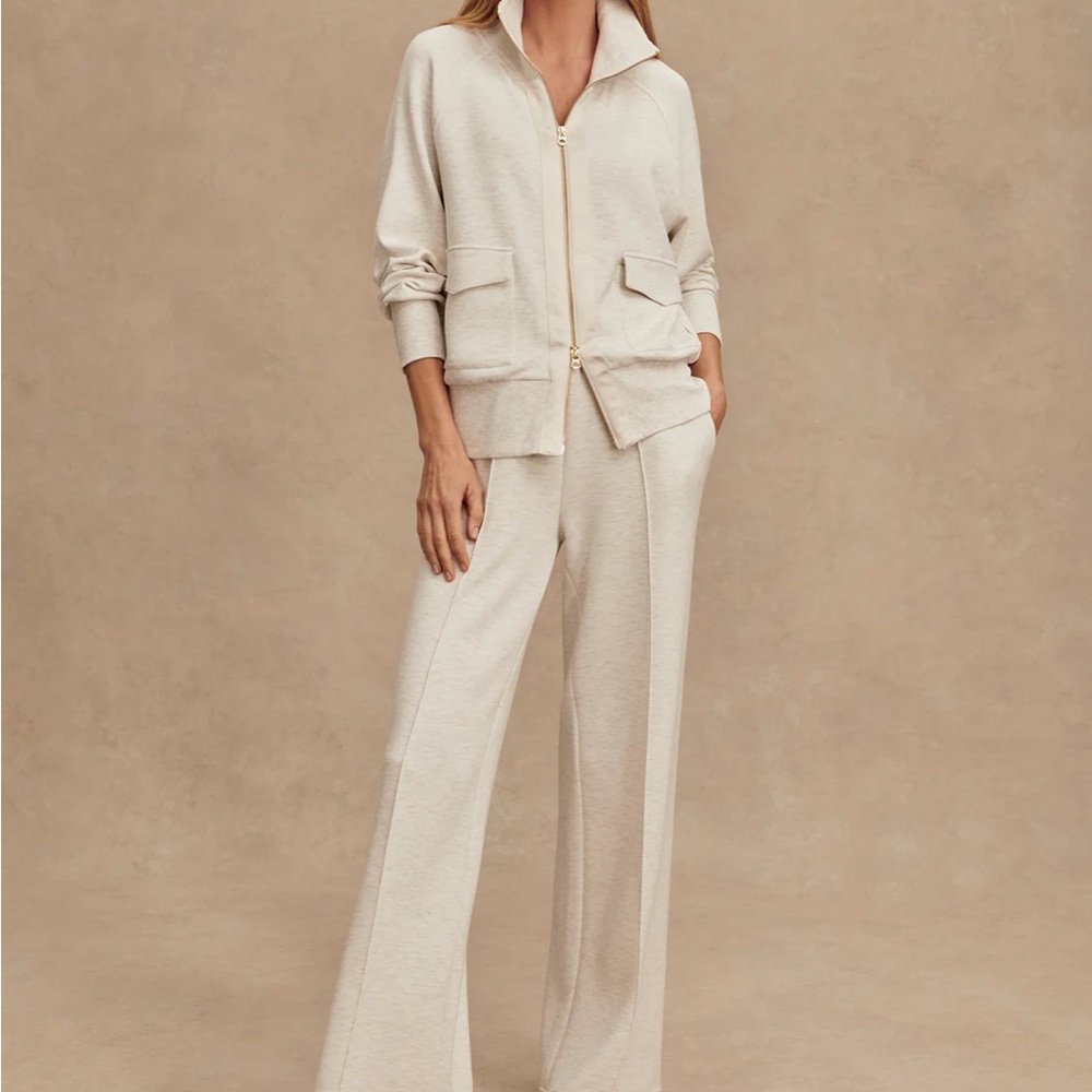 Varley Roxbury zip front sweatshirt